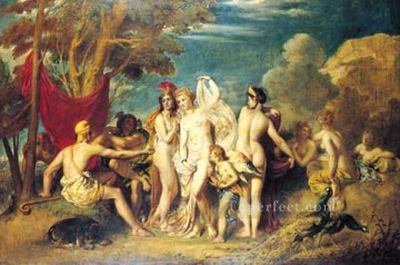  Judgement Art - The Judgement of Paris William Etty nude